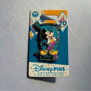 I Was There Disney Mickey Mouse 70th Anniversary Pin - July 17 2025